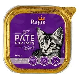 Вологий корм для котів Regis паштет з печінкою 100 г 