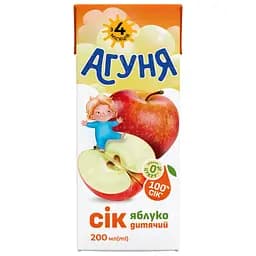 Сок Агуня Яблоко 200 мл (928709)