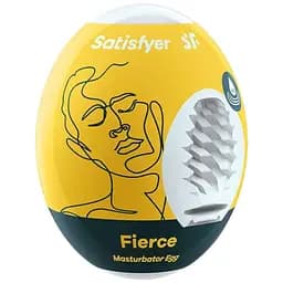 Самозмащувальне яйце-масктурбатор Satisfyer Egg Fierce, інтенсивна стимуляція без додаткового змащення