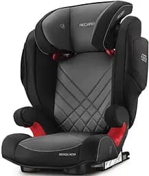 Автокресло Recaro Monza Nova 2 Seatfix Carbon Black, черный с серым (00088010170050)