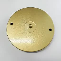 Кругла стельова основа у золотому кольорі на 2 підвіси 20х2,5 см | Line F | Арт. BASE 2 GD