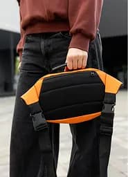 Сумка через плече жіноча бананка Sambag Flex помаранчева 30 × 17 × 10 см (85351029) - мініатюра 6