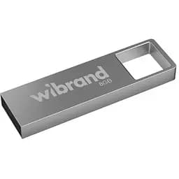 USB флеш накопичувач Wibrand 8GB Shark Silver USB 2.0 (WI2.0/SH8U4S)