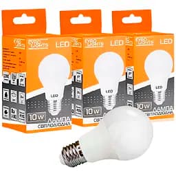 Набір світлодіодних ламп Evro Lights 10 Вт 4200 К A-10-4200-27 Е 27, 3 шт. (58944)