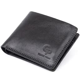 Мужской кожаный кошелек Grande Pelle 7.5х10х2.5 см acs0015040