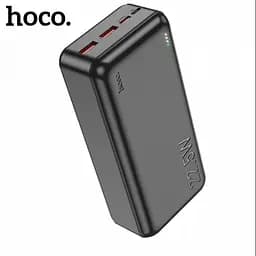 Повербанк чорний зовнішній акумулятор Power bank акумулятор для телефону HOCO J101B Astute 30000mAh