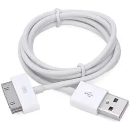 Кабель Remax IPhone 3 4 4s USB 30-pin 1 м білий