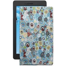 Чехол StatusCASE из экокожи для планшета Lenovo Tab E7 TB7104L Круги-цветные
