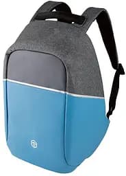 Рюкзак антизлодій з Rfid Topmove IAN352250 12L Сірий з блакитним