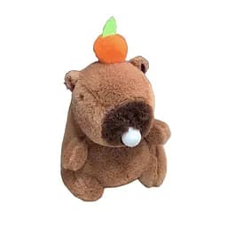 Мягкая игрушка Капибара, 13 см, жвачка, брелок, 17 см