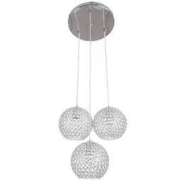 Люстра Brille молекула підвісна E27 60W CH (BR-01367S/3)