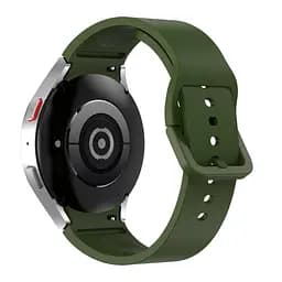 Ремінець для Samsung Galaxy Watch 4 44mm - зелений ширина кріплення 20мм силікон Watchbands Color Angle (W29-7WB10289017) - мініатюра 2