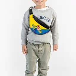 Сумка-бананка детская Покемон "Pokеmon с принтом ,32х15см,сумка для мальчика  через плечо (00165)