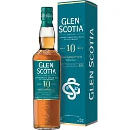 Віскі Glen Scotia 10 yo Single Malt Scotch Whisky 40% 0.7 л в подарунковій упаковці