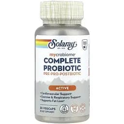 Комплекс пробіотиків Solaray Complete Probiotic Active 30 веганських капсул