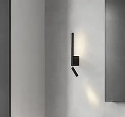 Бра Mantra Torch у чорному кольорі Line F WS 1G BK