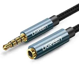 Кабель аудио Ugreen 4 pin 3.5 mm удлинитель 2М Blue (AV118)