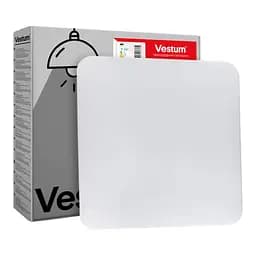 Стельовий світильник QUATRO матовий 20W 350*350*60мм 4000К 4чорний