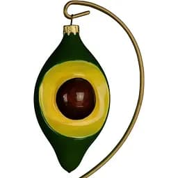 Ялинкова прикраса Різдвяні історії Авокадо скло (4820001046304)