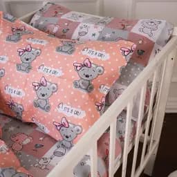 Підковдра MirSon Бязь Kids Time 20-0028 Little girl Teddy 110х140 см (2200009637971) - мініатюра 5