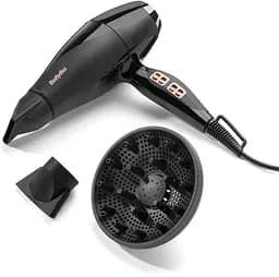 BaByliss Фен Air Power Pro, 2300Вт, 3 режими, дифузор, іоніз-я, хол. обдув, кераміка, чорно-рожевий - мініатюра 4