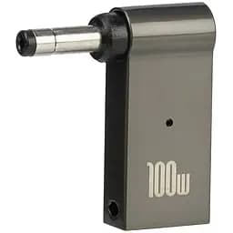 Адаптер переходник для зарядки ноутбука Type-C-DC 4.0 x 1.7 мм 100 W