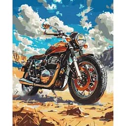 Картина по номерам Brushme Ретро байк 40x50 см