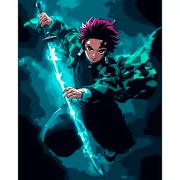 Картина за номерами Santi Demon Slayer Tanjiro Kamado 40х50 см (954418)