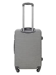 Валіза середня M ABS-пластик Milano bag 004 66×44×28,5см 75л Срібна - мініатюра 3