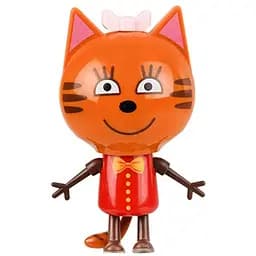 Яйцо-сюрприз с фигуркой Bambi Три кота красное DT-3326-6E