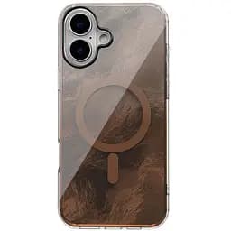 Чохол Epik TPU Shiny Mountain MagFit для Apple iPhone 16, 6.1 Chocolate