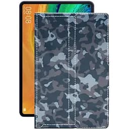 Чехол StatusCASE из экокожи для планшета Huawei MatePad Pro 10.8 Хаки-синий