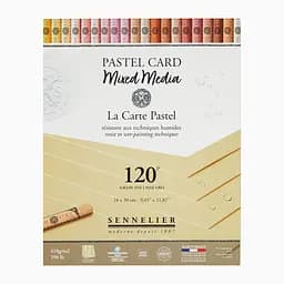 Блок пастельного паперу Sennelier Pastel Card, 24×30 см, 12 аркушів, Неаполітанський жовтий