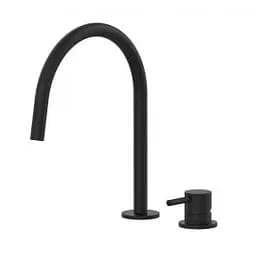 Змішувач для раковини Paffoni Light без донного клапана black matt LIG051NO, Чорний матовий