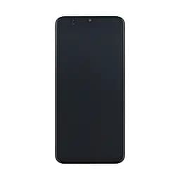 Дисплей для смартфона (телефону) Samsung Galaxy A20, M10S (2019), SM-A205, M107, black, (у зборі з тачскріном) (з рамкою) (Service Original) - мініатюра 2