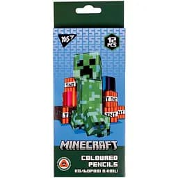 Карандаши цветные Yes Minecraft 12 шт. (290701)