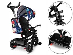 Велосипед триколісний Lionelo Haari Blue - мініатюра 5