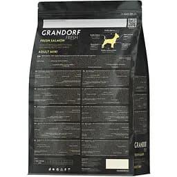 Сухий беззерновий корм для дорослих собак малих порід Grandorf Fresh Salmon & Sweet Potato Adult Dog Mini з лососем та бататом 1 кг - мініатюра 2