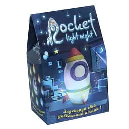 Набір для творчості Strateg Rocket light night світильник (30709)