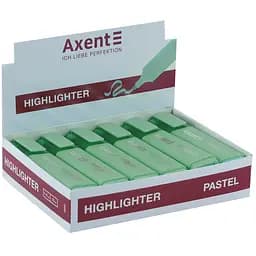 Набір маркерів Axent Highlighter 2537-A 1-5 мм клиноподібний 12 шт. пастель м'ятний (2537-18-A) - мініатюра 2