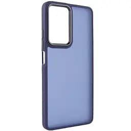Чехол TPU+PC Lyon Frosted для Xiaomi Redmi 15 (EU) Navy Blue