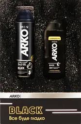 Подарунковий набір Arko Men Black: Гель для гоління 200 мл + Гель для душу 260 мл - мініатюра 7