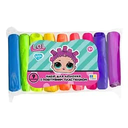 Набор для лепки с воздушным пластилином L.O.L. Surprise!, 9 цветов неон, TM Lovin