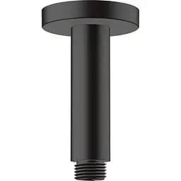 Кронштейн для верхнього душу Hansgrohe зі стелі Vernis Blend 100 мм Matt Black 27804670 Чорний матовий