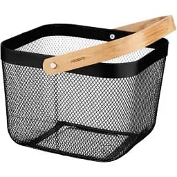 Фруктовниця-кошик з ручкою Ardesto Midori чорна AR0901В