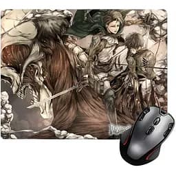 Ігрова поверхня Nextprint Леві на Титані Атака титанів великий - Attack on Titan 300 х 250 мм (14915)