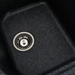 Кухонна мийка Platinum 7950 Equatoria гранітна глянцева з кріпленням 79x50 см графітова (000035784) - мініатюра 5