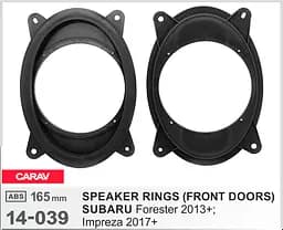 Проставки під динаміки Carav 14-039 для автомобілів Subaru Forester, Impreza - мініатюра 5