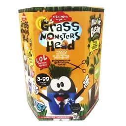 Набір креативної творчості Grass Monsters Head (українською), Danko Toys - мініатюра 4