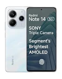 Смартфон Xiaomi Redmi Note 14 5G 8/256GB white Adapter (No NFC) - мініатюра 2